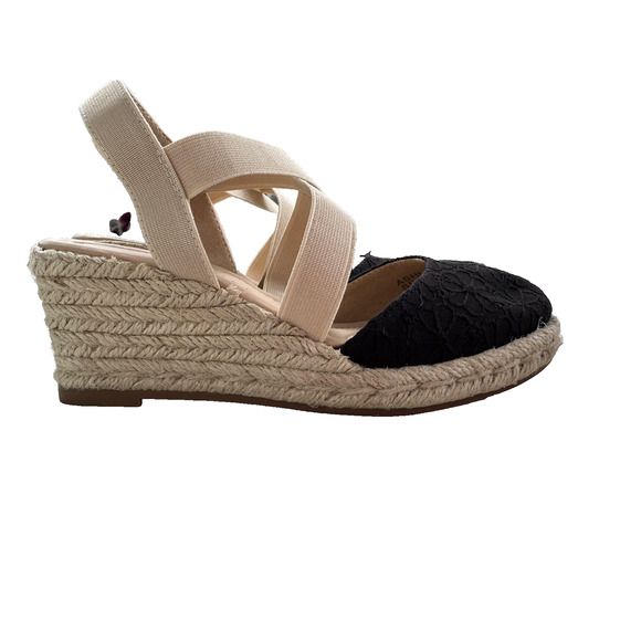 Journee Collection Ashlee Shoes Womens Size 6 Espadrille Wedge Sandals Summer - Picture 9 of 13